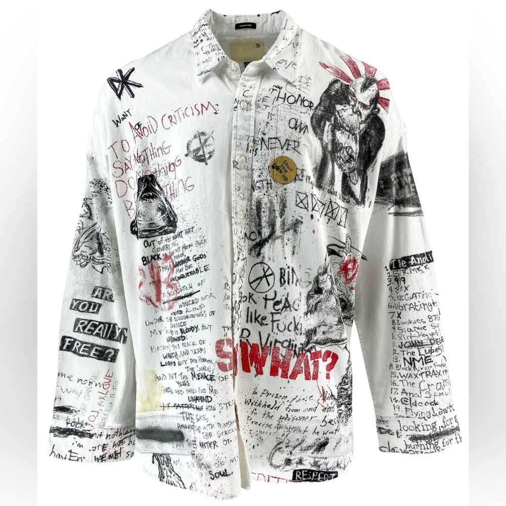 Sz L and XL NWT R13 Doodles shirt